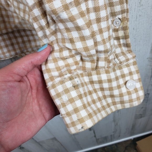 3/$15 attitude gold mens long sleeve button down shirt size 3XL - Picture 4 of 13